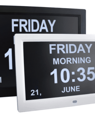K Care 10-inch Digital LED Calendar Day Clock